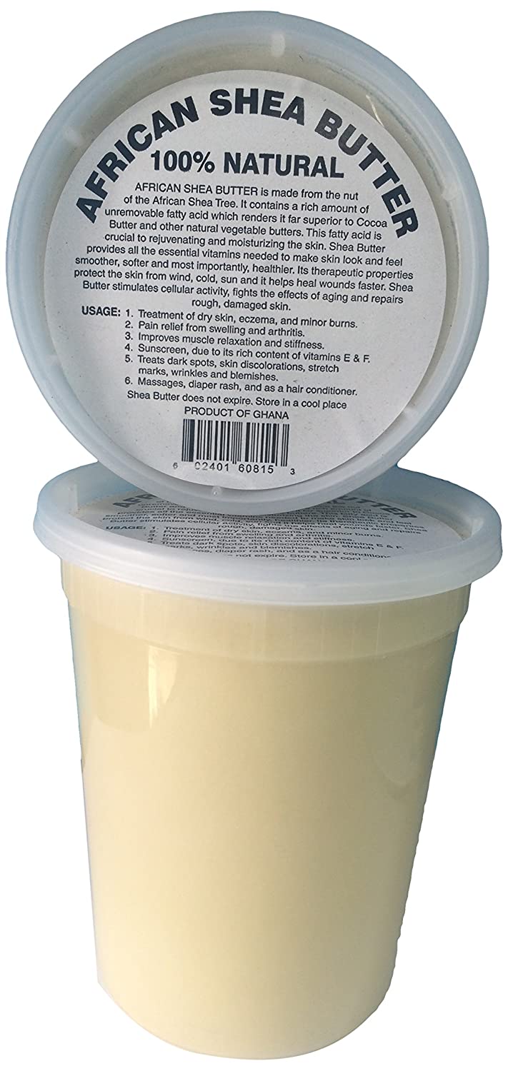 African Shea Butter: 32 oz - White